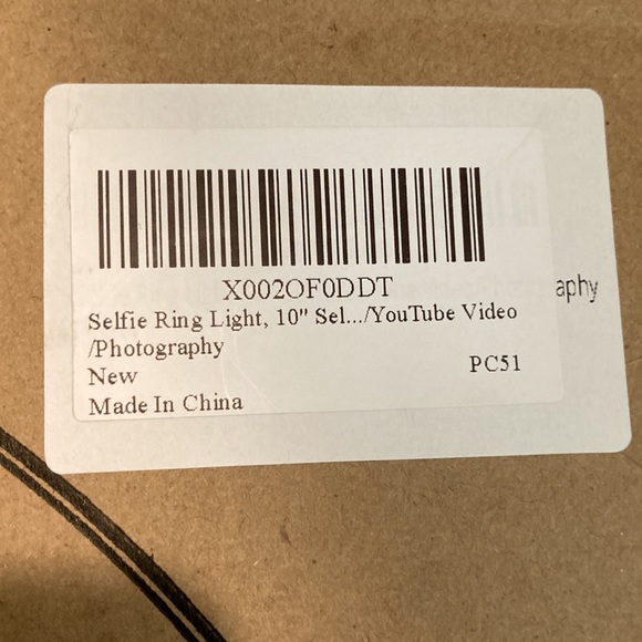 10 inch ring light with tripod new in box for blogging streaming photos camera - Picture 3 of 3